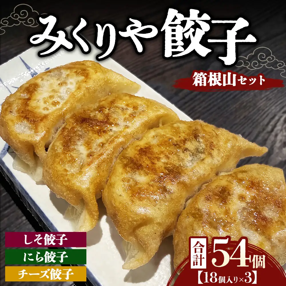 みくりや餃子 箱根山セット 大（18個入り×3） | 食べ比べ 詰め合わせ