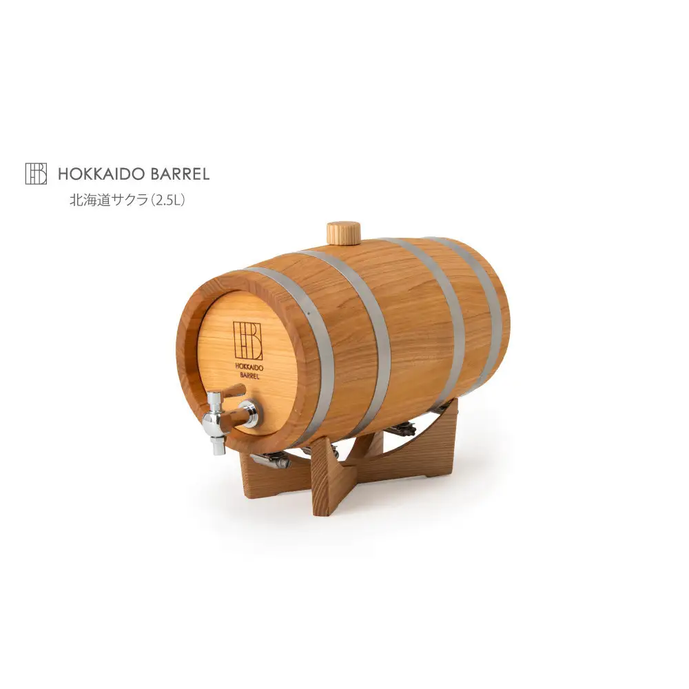 北海道バレル 熟成用木樽　サクラ　2.5L HB-2.5 酒 酒_05388