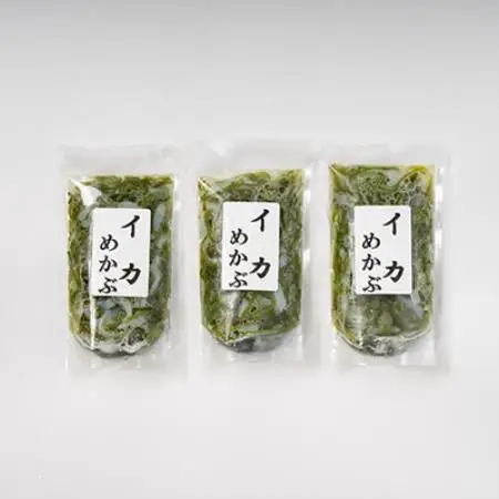 海鮮丼の具 川秀 イカめかぶ 100g×9袋 三陸産めかぶ 国産スルメイカ 冷凍 小分け 袋タイプ【配送不可地域：離島】【1774695】