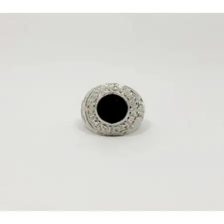 アクセサリー 指輪 (鋳造)PT950　オニキス　 サイズ 11号【配送不可地域：沖縄県】【1770614】