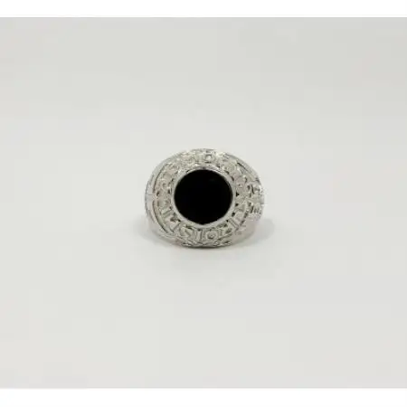アクセサリー 指輪 (鋳造)PT950　オニキス　 サイズ 14号【配送不可地域：沖縄県】【1770629】