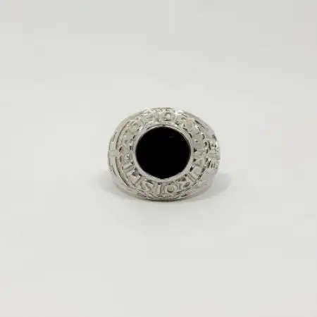 アクセサリー 指輪 (鋳造)PT950　オニキス　 サイズ 26号【配送不可地域：沖縄県】【1770678】