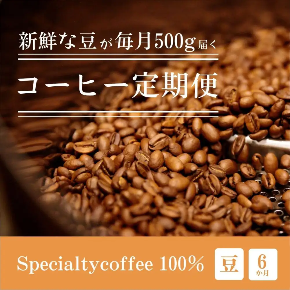 [定期1ヶ月毎6回]毎月違うスペシャルティコーヒー 500g（豆のまま）