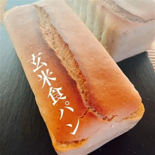 玄米丸ごと使用　玄米食パン　2本セット　小麦粉、乳製品、卵、白砂糖一切不使用　グルテンフリーパン【配送不可地域：離島】【1770775】