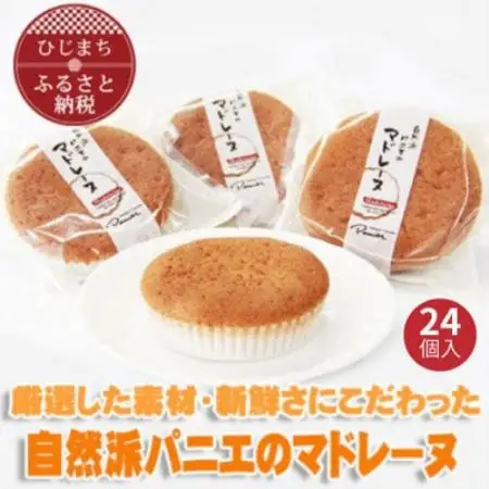 自然派パニエのマドレーヌ(24個入り)【配送不可地域：離島】【1764782】