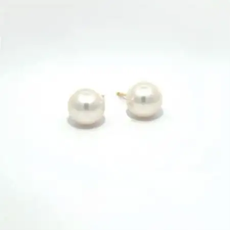 アコヤ真珠 スタッドピアス 7.5mm【配送不可地域：離島・沖縄県】【1733522】