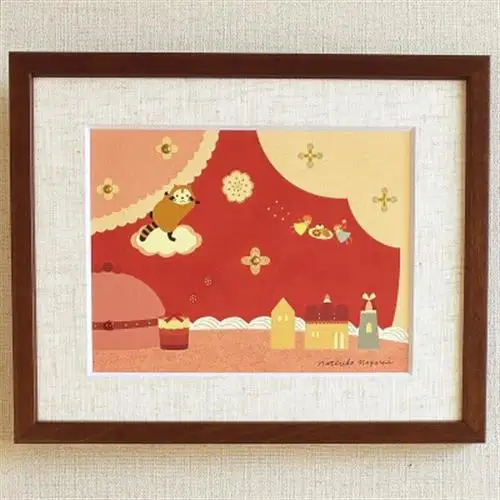 あらいぐまラスカル　アートプリントDECO　【ラズベリー】【1780375】