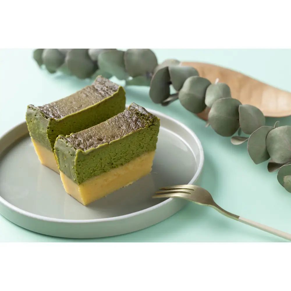 熟成蜜芋チーズケーキ　出雲抹茶