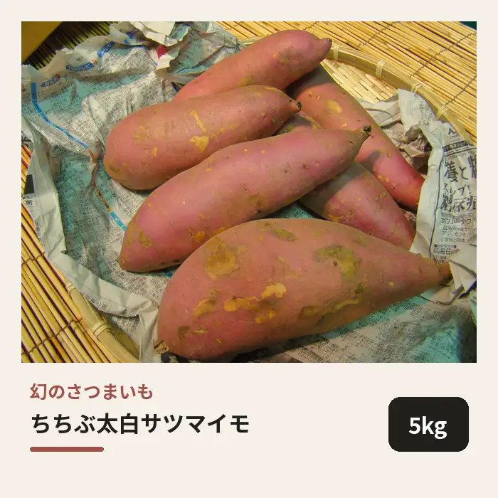 幻のさつまいも ちちぶ太白サツマイモ 約5kg 埼玉県秩父市産 No.643