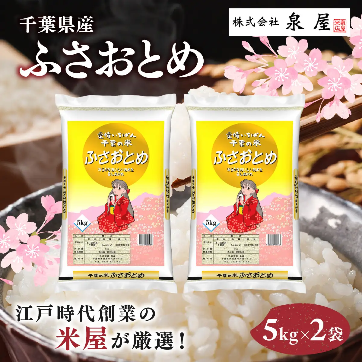 【最短2～7営業日にて出荷】令和8年度産  千葉県産  「ふさおとめ」  10kg  (5kg×2)  KCV006