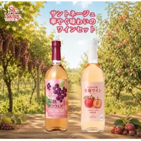 サントネージュ　華やぐ味わいのワインセット(山梨産完熟デラウェア・貴陽ワイン 各720ml)【1755778】