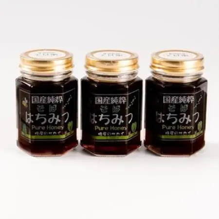北海道産 非加熱そば蜂蜜 180g×3本【1759569】
