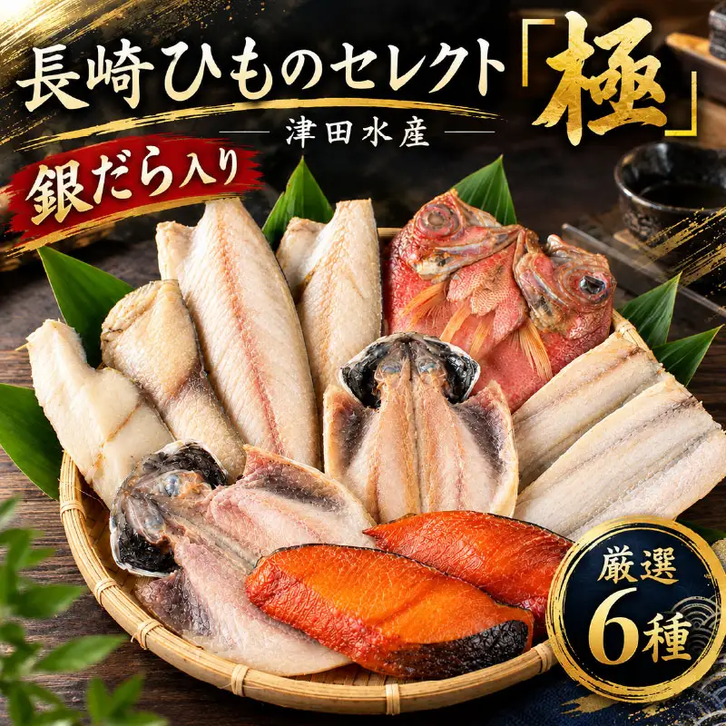 【銀だら入り】 長崎 ひもの セレクト 極 6種 詰め合わせ 銀ダラ TD005