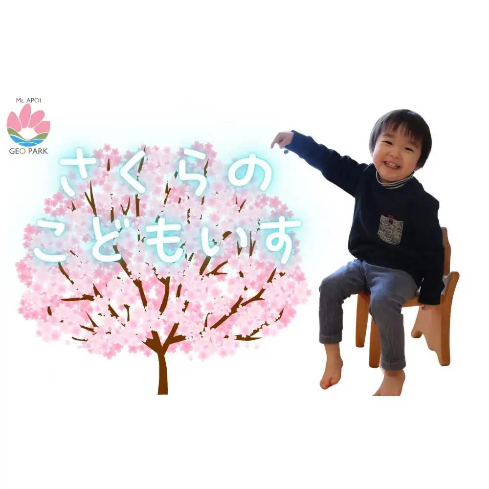 エゾヤマザクラの子供用木製椅子【樹木デザイン】 ｜ 椅子