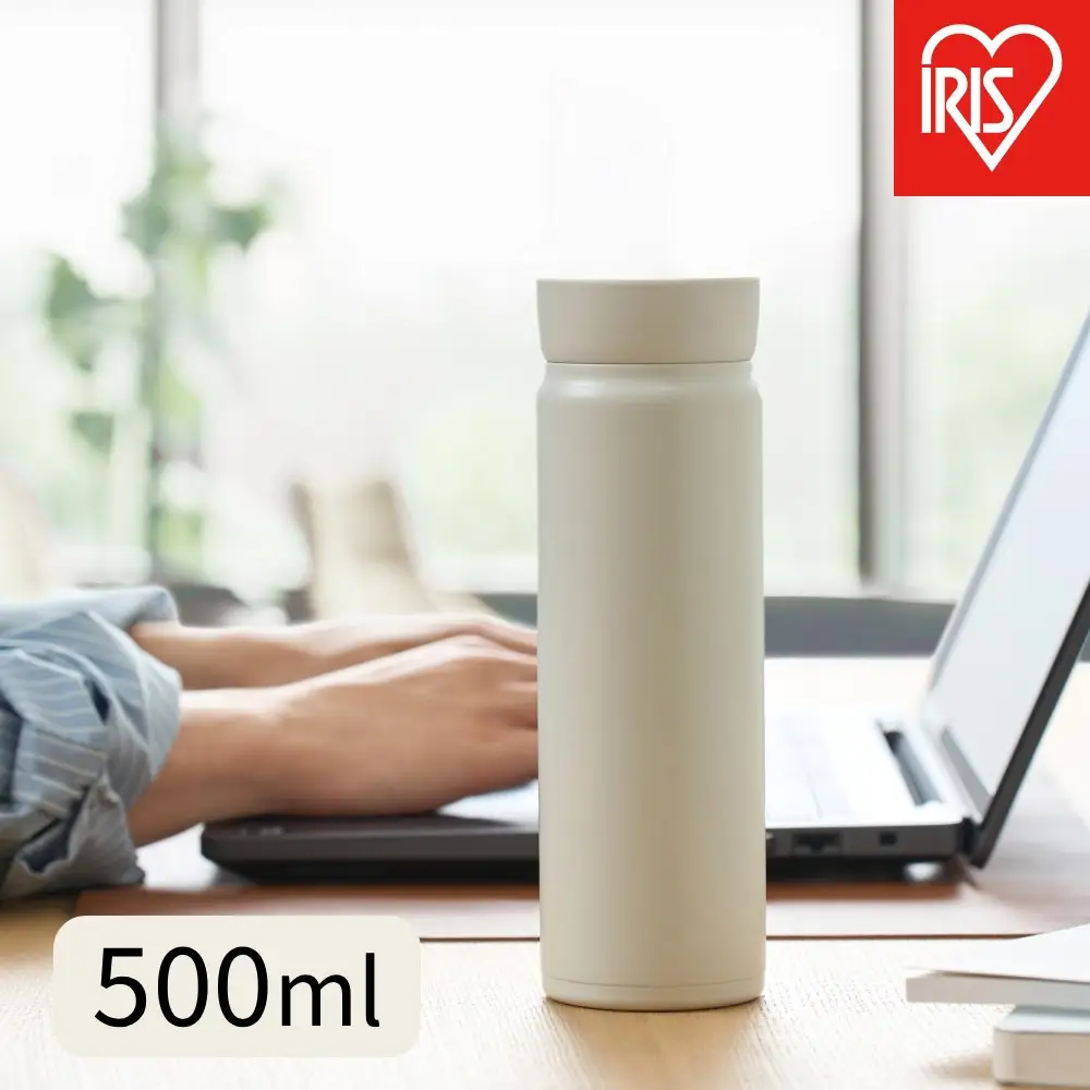 高保温ステンレスマグボトル 500ml HHM-500 ホワイト