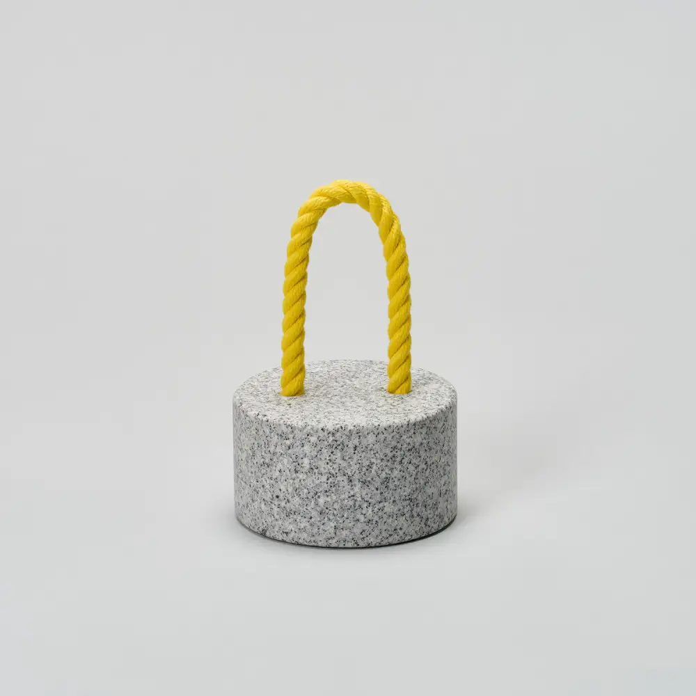 FUJ #1 Yellow｜庵治石ドアストッパー