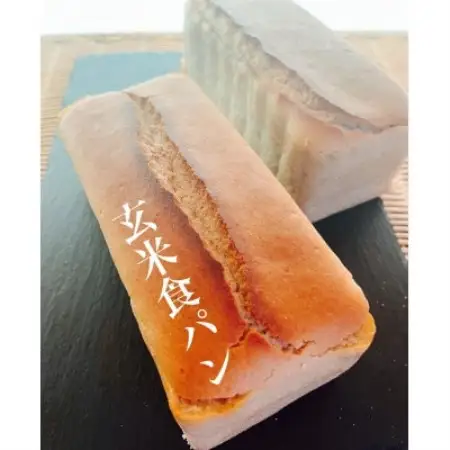 玄米丸ごと　玄米食パン　レーズン食パンセット　小麦粉、乳製品、卵、白砂糖一切不使用　グルテンフリー【配送不可地域：離島】【1787260】