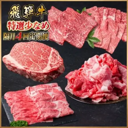 【2ヵ月毎定期便】飛騨牛 特選少なめ定期便  計1.7kg全4回【配送不可地域：離島】【4093881】