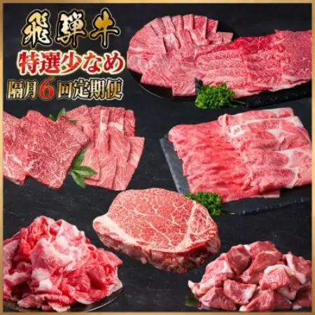 【2ヵ月毎定期便】飛騨牛 特選少なめ定期便 計2.7kg全6回【配送不可地域：離島】【4093883】