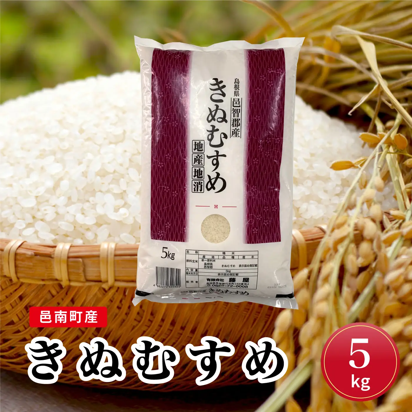  令和8年産 邑南町産きぬむすめ5kg