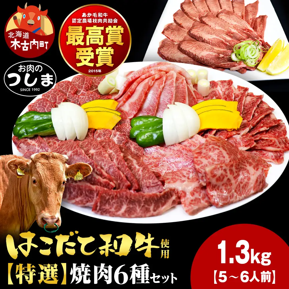 和牛焼き肉セット (約5～6人前)≪冷凍≫