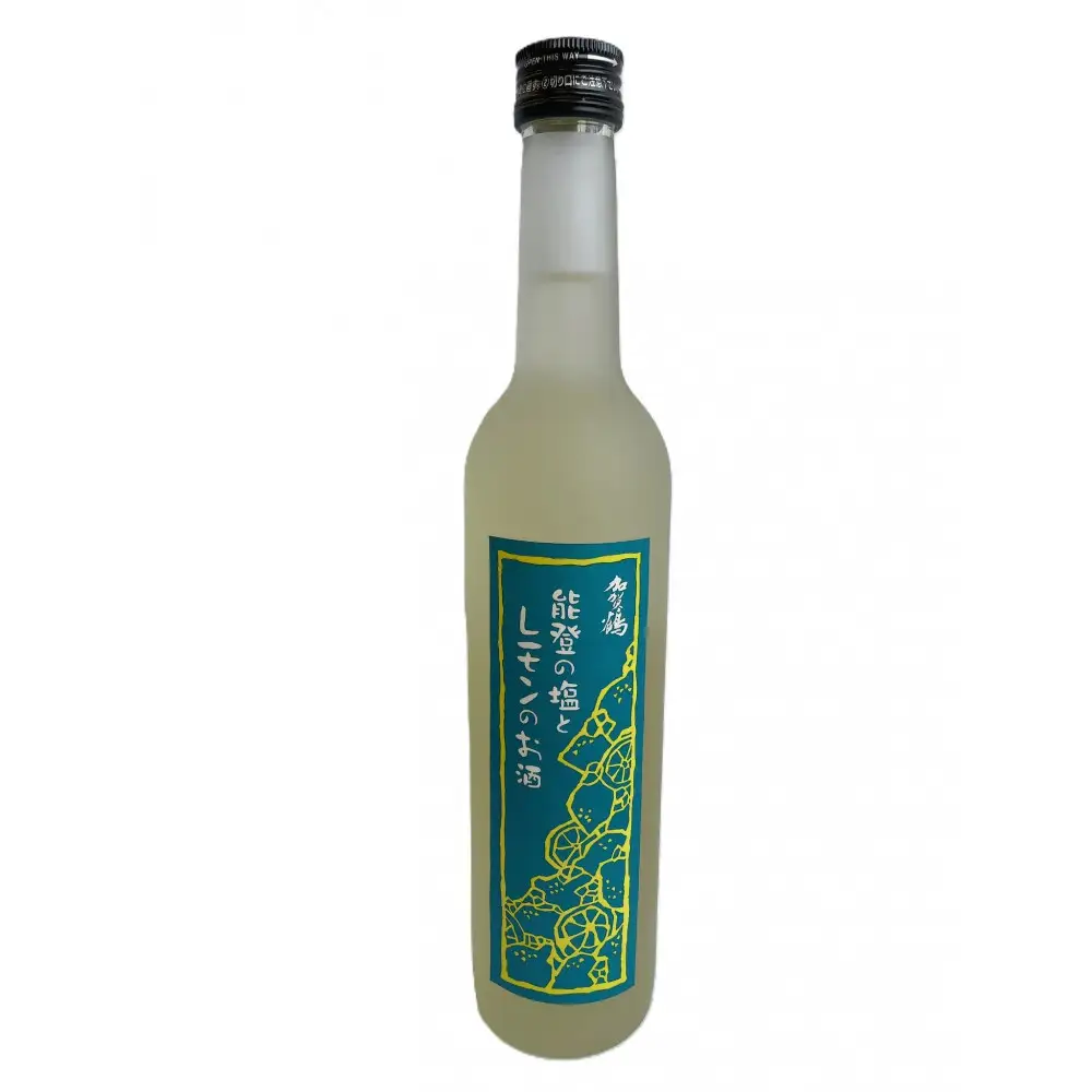 【やちや酒造】石川のリキュール　加賀鶴 能登の塩とレモンのお酒