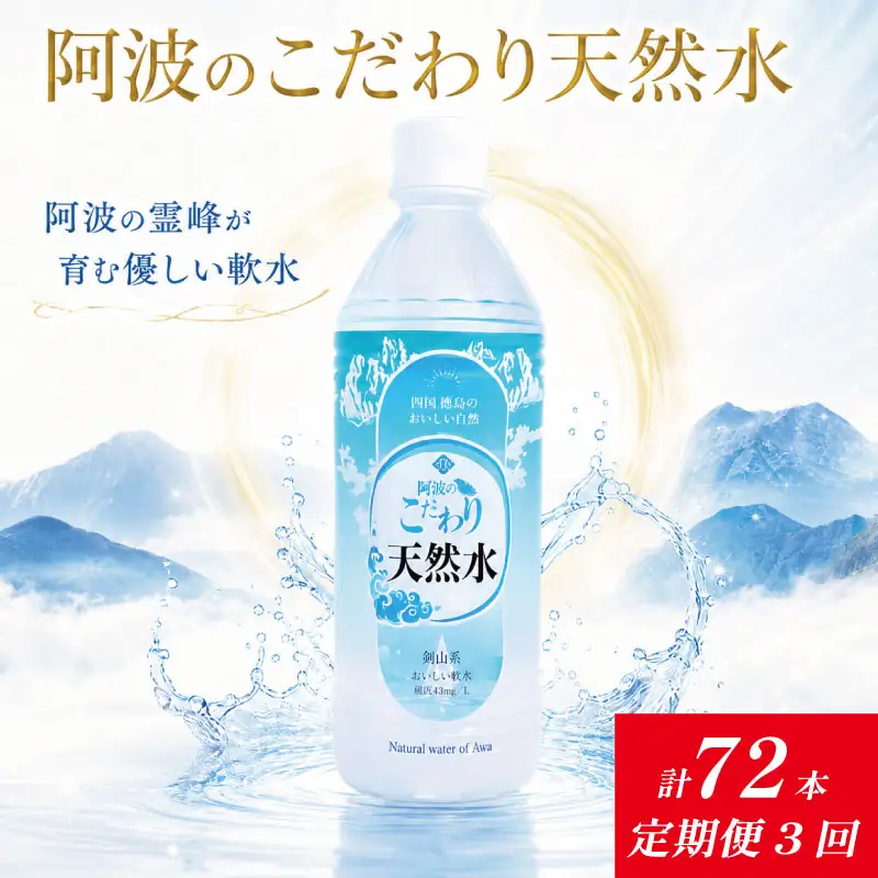 水 天然水 《 1ケース × 3ヶ月 定期便 》 お水 ミネラルウォーター