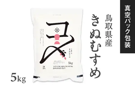 令和8年産 新米 真空パック 鳥取県産きぬむすめ 5kg 長期保存 真空 備蓄米 米 お米 こめ コメ 精米 Elevation キヌムスメ 鳥取県日南町