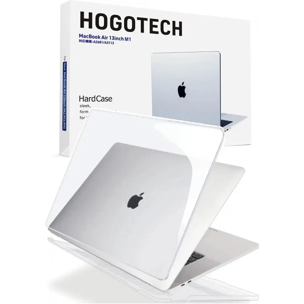 【堺市企画】Macbook カバー Air13inch M1 クリア HOGOTECH