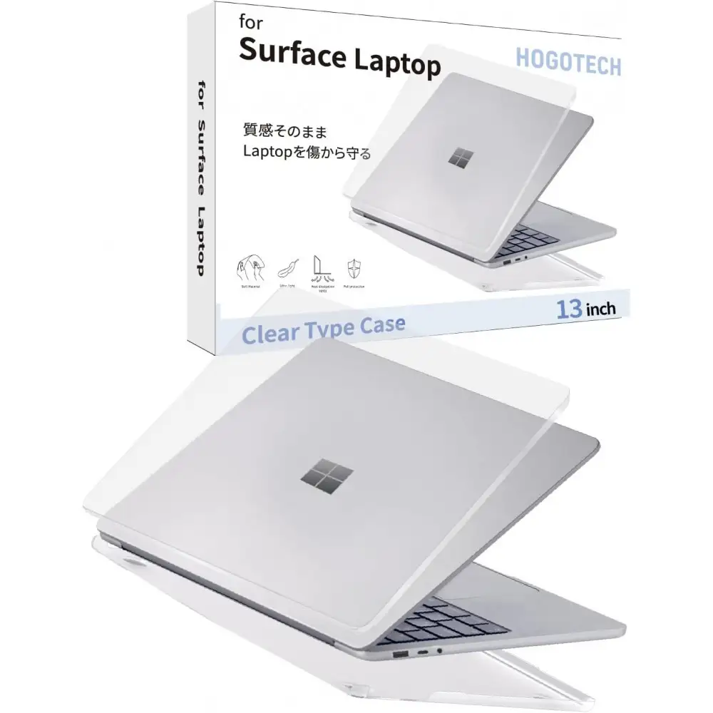 【堺市企画】surface カバー 13inch クリア HOGOTECH