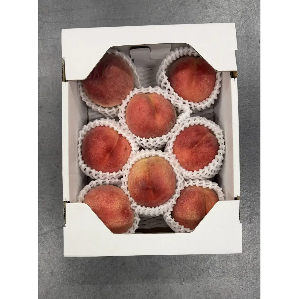 【桃】小玉　約1.2kg　8－11玉（2027年６月中旬より発送）