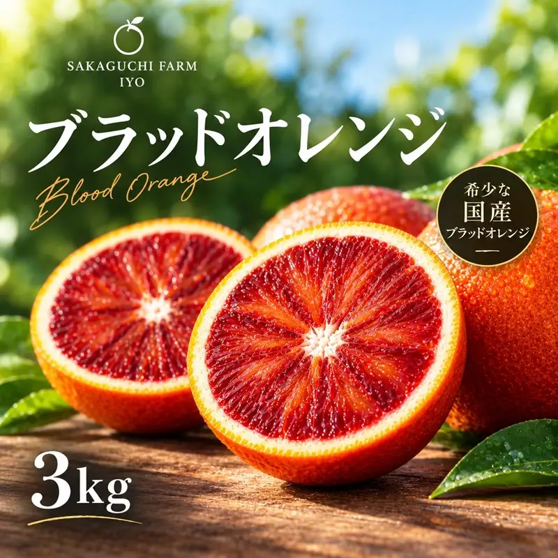 【2027年先行予約】ブラッドオレンジ3kg【3月上旬から順次発送】｜B580