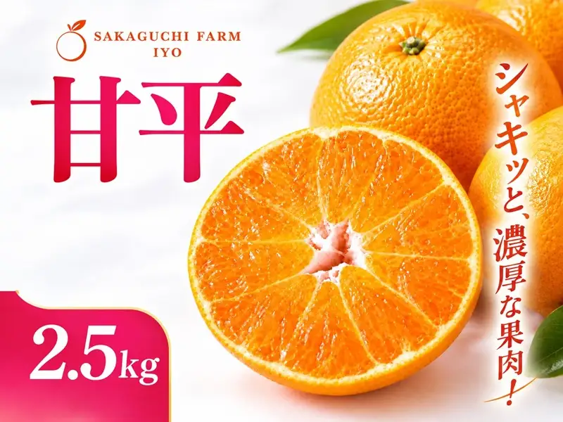 【2027年2月上旬から順次発送予定】甘平 2.5kg M〜3Lサイズ混合｜B579