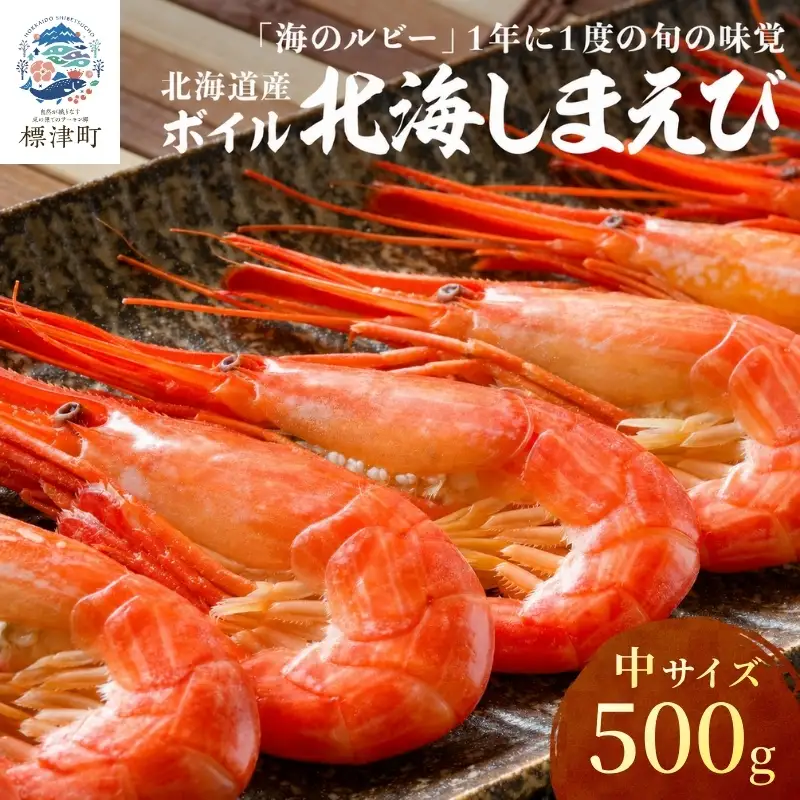 【スピード発送】北海しまえび 中 500g えび【AH】