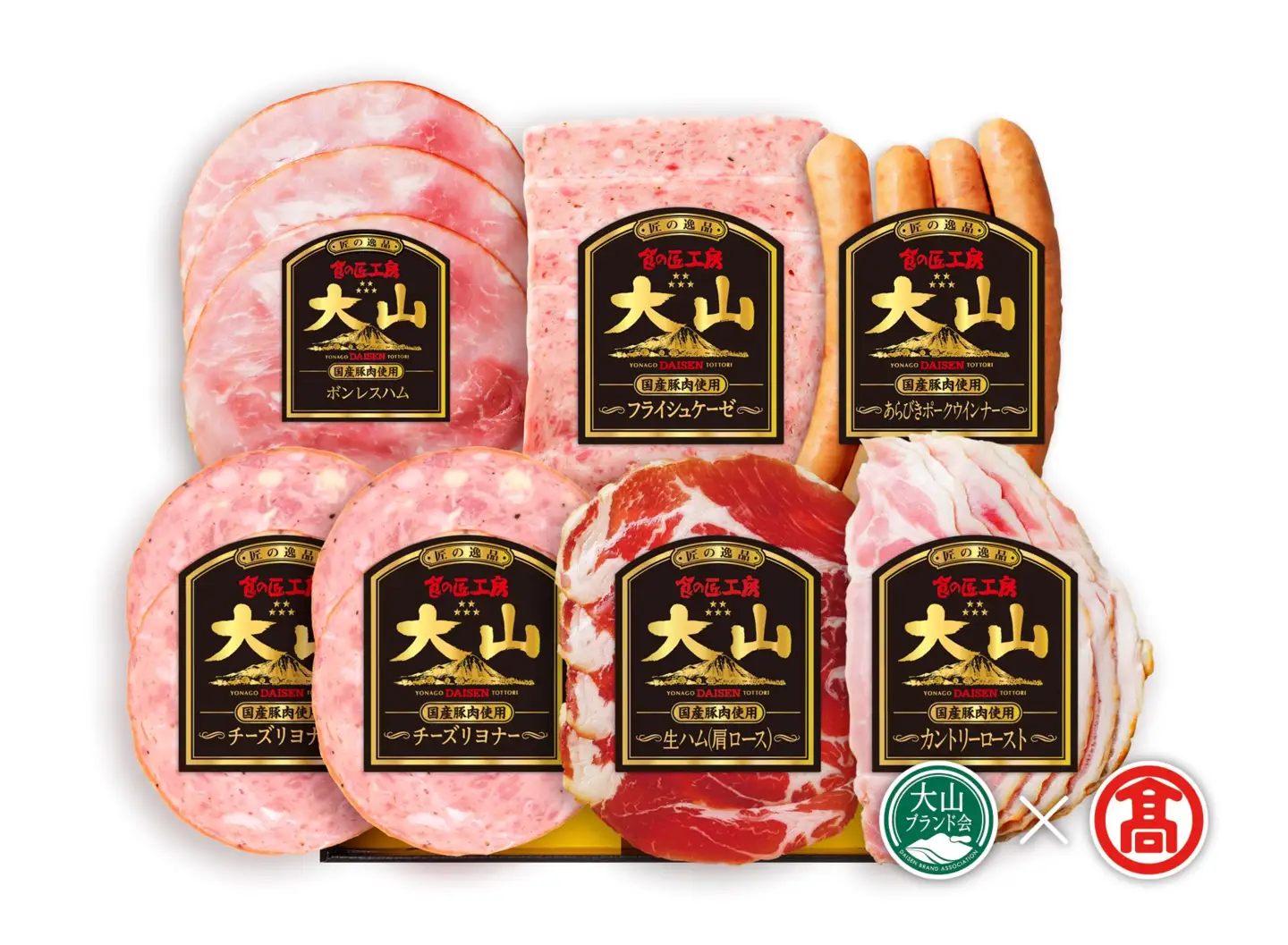 AA4 大山ハム 食の匠工房6種7品詰合せ（大山ブランド会） ハム 高級ハム 大山ハム セット 詰め合わせ ウインナー ソーセージ