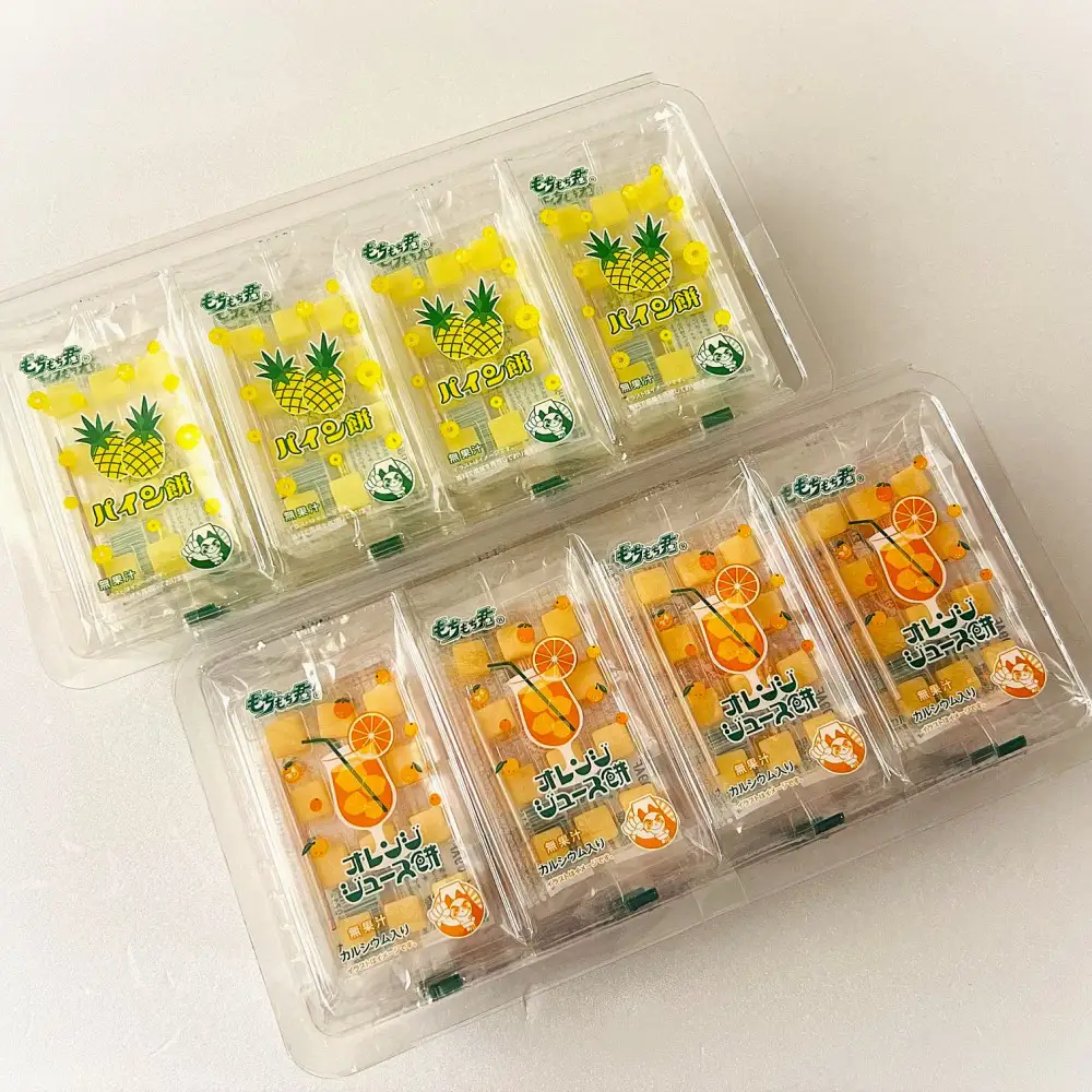もちもち君◆大人買い第3弾◆パイン餅＆オレンジジュース餅