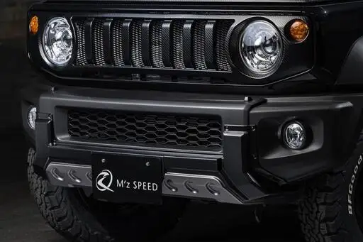 【カーボン柄 ブラック仕様 】 【スズキ ジムニーシエラ JB74W】フロントグリル （AES製） 2401-4610 