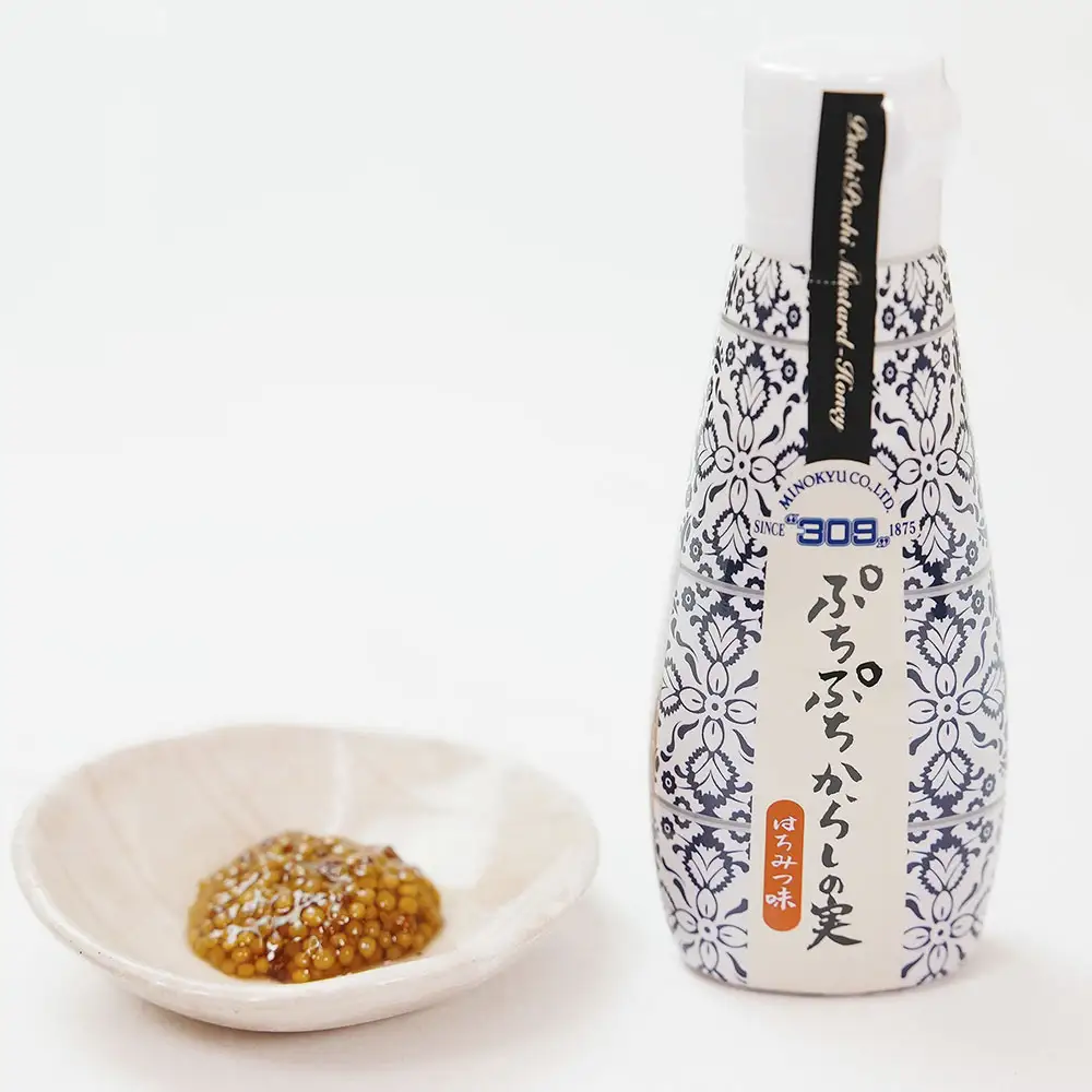 美ノ久 ぷちぷちからしの実 約110g × 1本 からし 粒マスタード マスタード 調味料 チューブ 洋食 和食 ソース