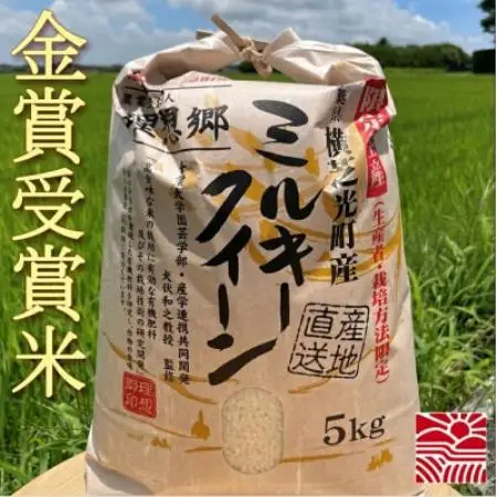 【毎月定期便】お米マイスター厳選ミルキークイーン精米(白米)5kg 理想郷 千葉大学共同研究米全3回【4094761】