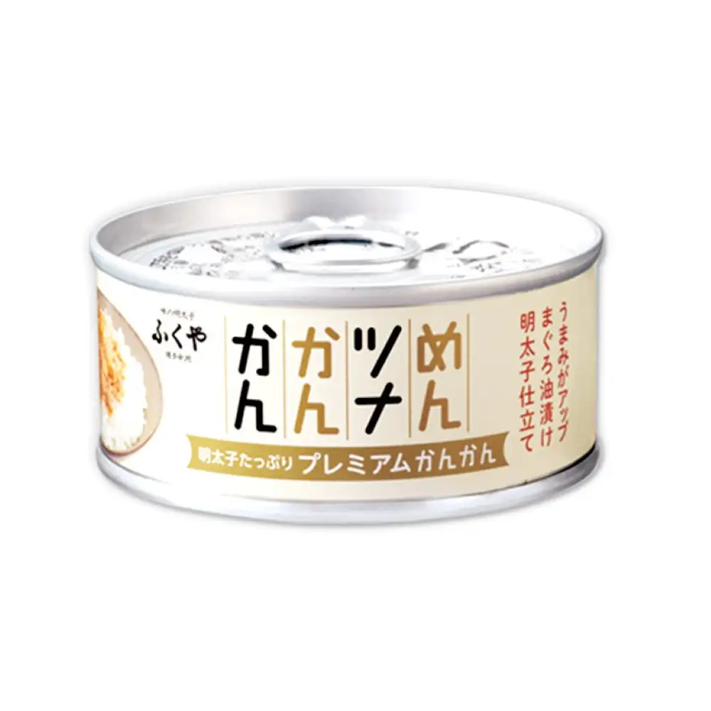 ふくや　めんツナかんかん ＜プレミアム＞ ×6缶 ツナ缶
