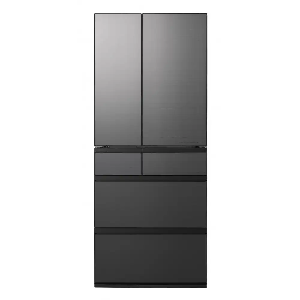 パナソニック冷蔵庫ガラスドアNR-F65WX3-H（ミスティスチールグレー）