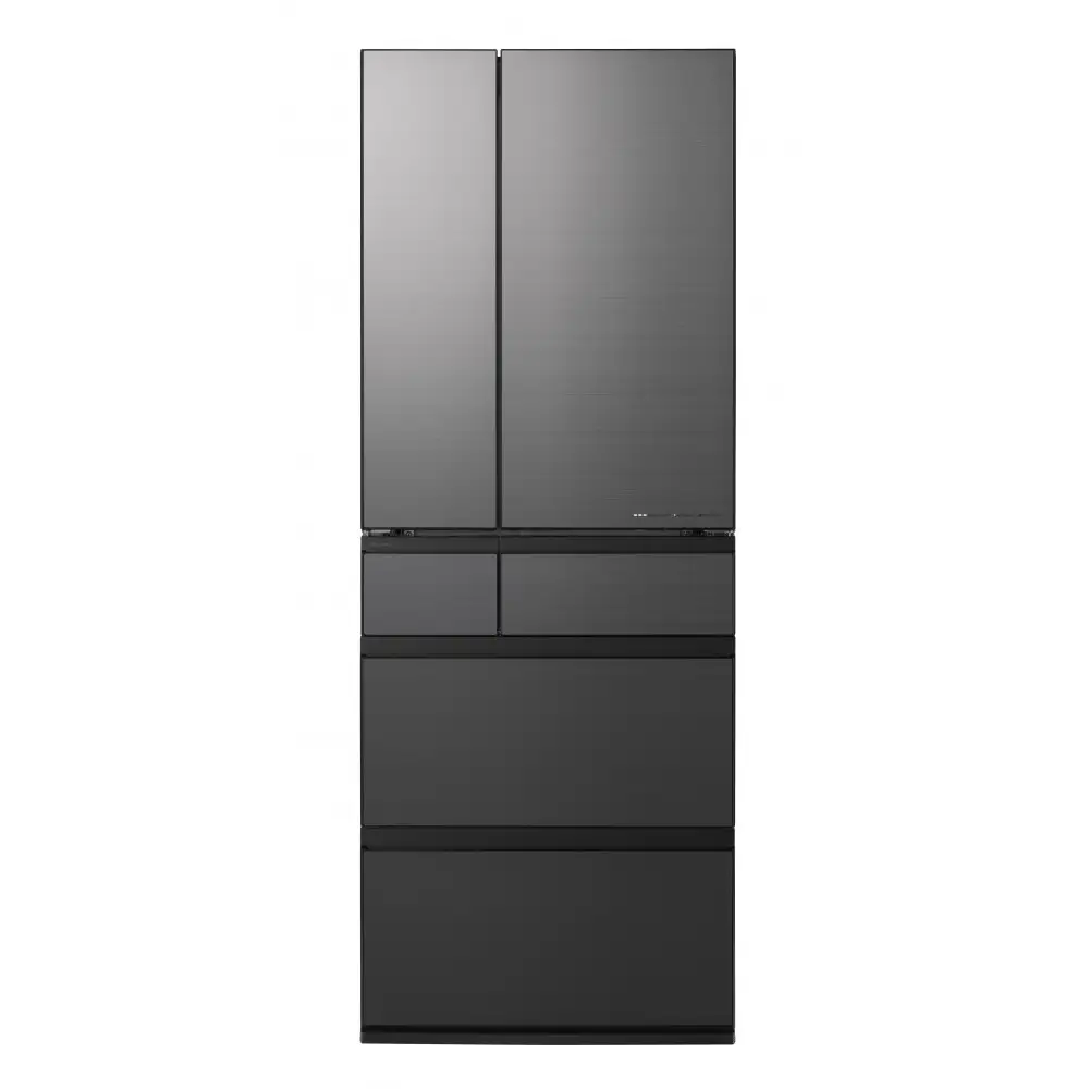 パナソニック冷蔵庫ガラスドアNR-F60WX3-H（ミスティスチールグレー）