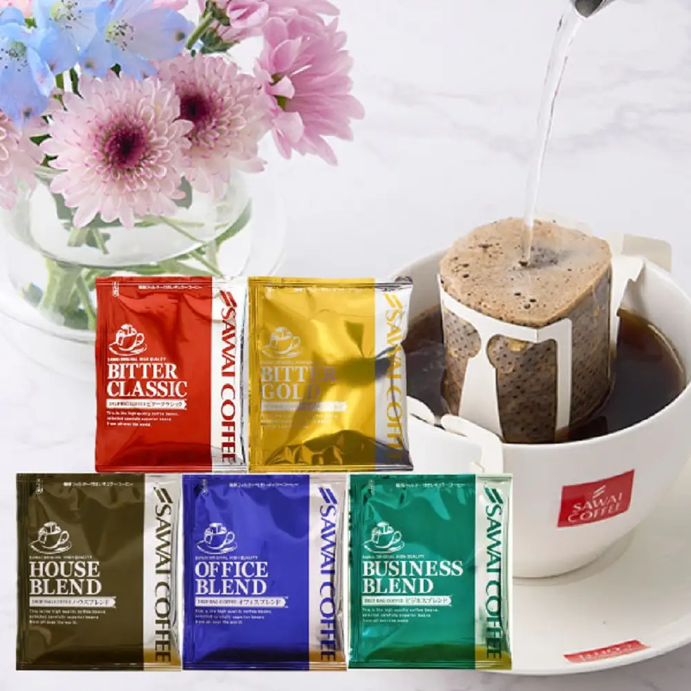 澤井珈琲ドリップバッグコーヒー5種100杯分 （5種×20袋 計100袋入り）【鳥取県 境港市】