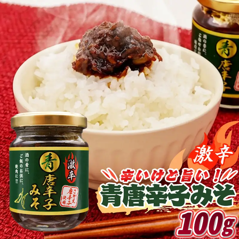 激辛 青唐辛子みそ 100g 1本　002-G-BK029