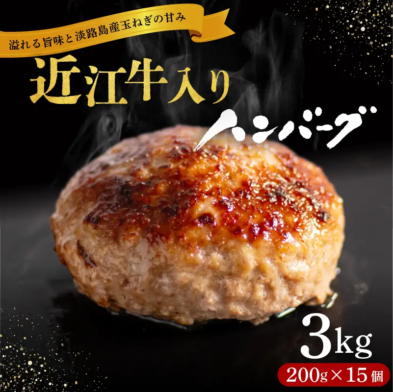 ハンバーグ15個 近江牛入り [RM203_FW]ハンバーグ 3月