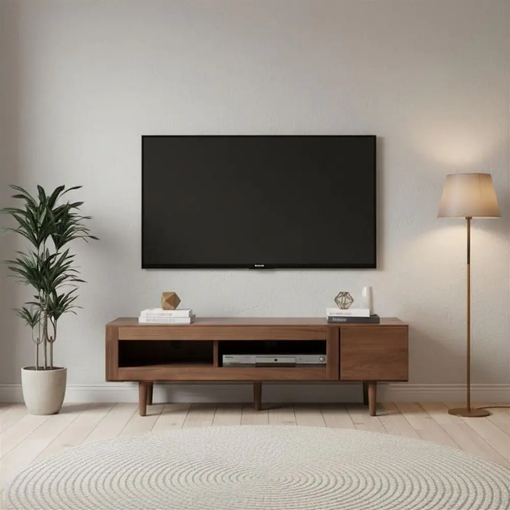 【ウォールナット】大川家具 幅120cm テレビボード -fleuret-フルーレ