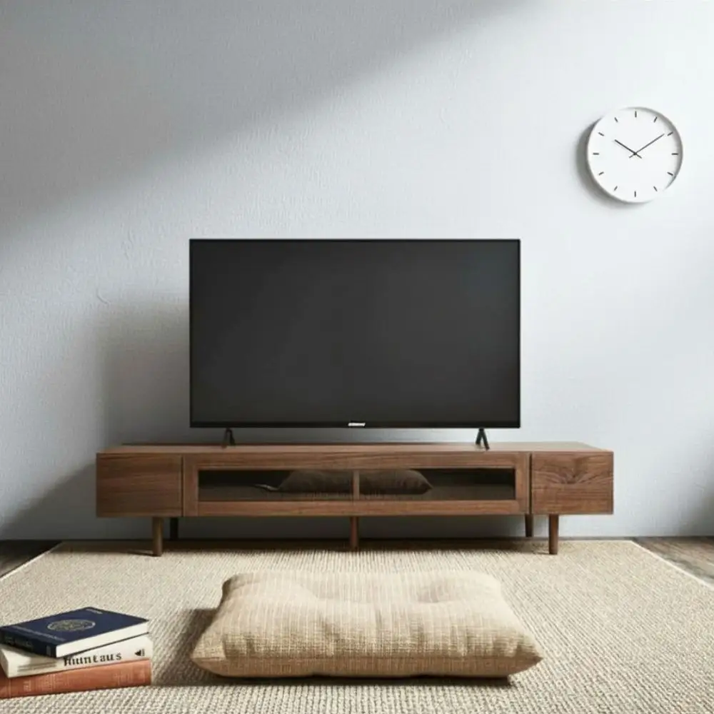 【ウォールナット】大川家具 幅180cm テレビボード  -fleuret-フルーレ