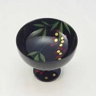 【象彦】十二ヶ月冷酒杯（南天・1月）