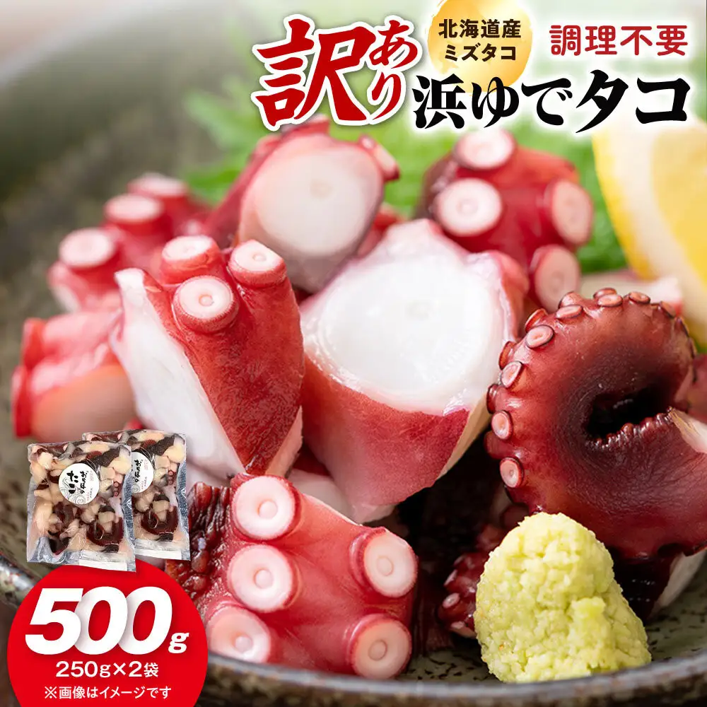 【訳あり】浜ゆでタコ 250g×2袋 タコ