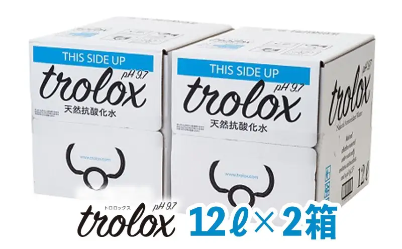 B2-5024／天然水トロロックス（12L BIB×2箱）